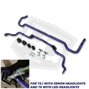 H&R – Anti Roll Bars Kit – Front & Rear (For Vehicles With LED Headlights) – VW Transporter T5-T6 (2003 – 2019)