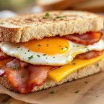 Hearty Bacon & Egg Camping Sandwich