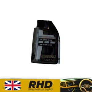 Rear Lights-Black Smoke (T6.1 Style)–Sequential Indicator–LED–RHD–VW Transporter T5.1 (2010 – 2015)