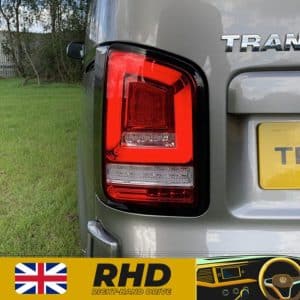 Rear Lights – Sequential Indicator – LED – RHD – Barn Doors – Red – VW Transporter T6 (2015 – 2020)