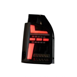 VW Transporter VW T5 LED Rear Lights – Sequential Indicator – Black Smoke | Colebrook Transporters