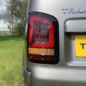 Rear Lights – Red Smoke-Sequential Indicator – LED – RHD – Barn Door  – VW Transporter T6 (2015 – 2020)
