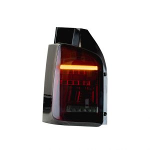 VW Transporter VW T5 Smoked Rear Lights – Sequential Indicator – LED – Red Smoke | Colebrook Transporters