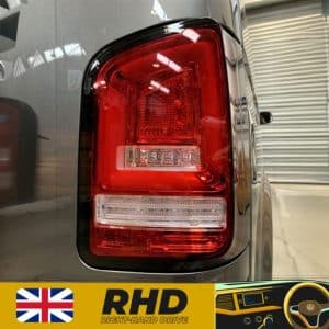 Rear Lights – Red – Sequential Indicator – LED – RHD-VW Transporter T5.1 (2010 – 2015)