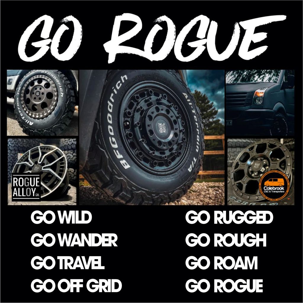 Rogue Alloy Wheels Colebrook CSC Transporters official supplier