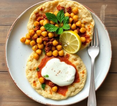 Vegetarian Recipe: Spiced Chickpea Flatbreads
