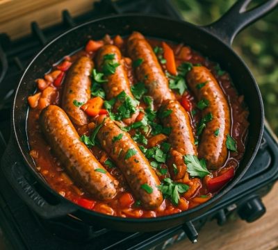 Meat Sausage Casserole (Vanlife-Friendly – No Oven)