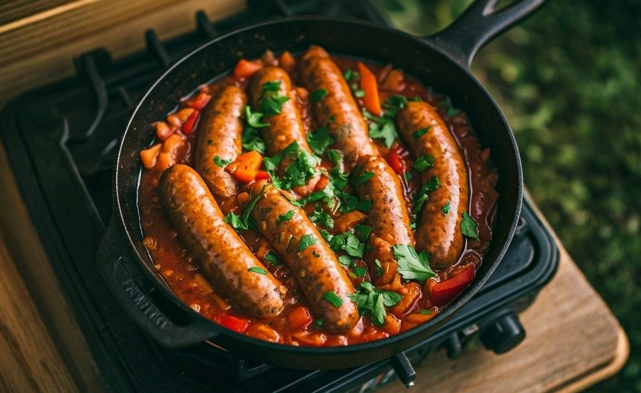 Meat Sausage Casserole (Vanlife-Friendly – No Oven)